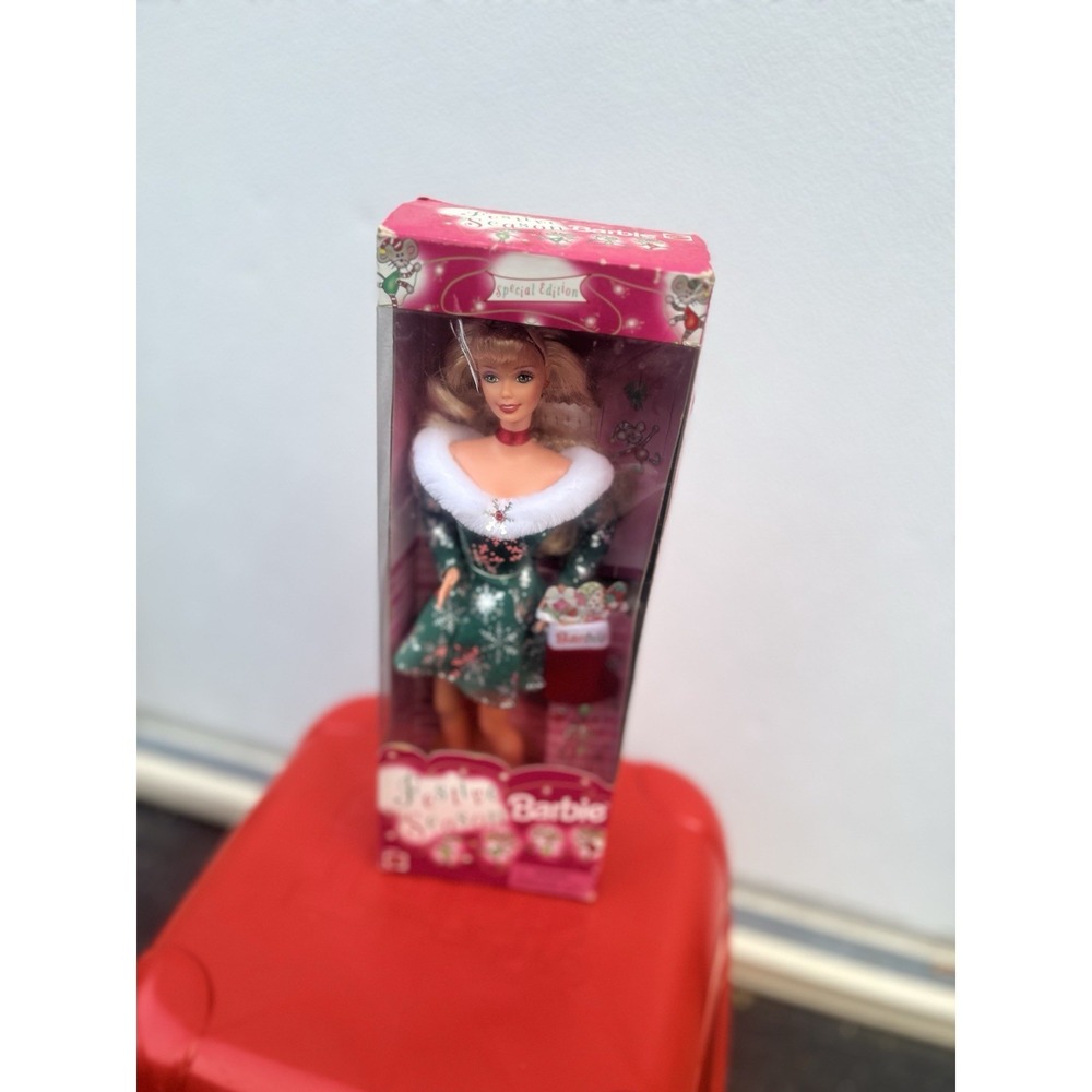 1997 Mattel Festive Season Barbie Special Edition doll model number 18909 In Box